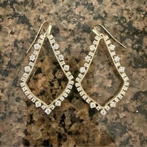 Kendra Scott Gold and Silver Geometric Earrings